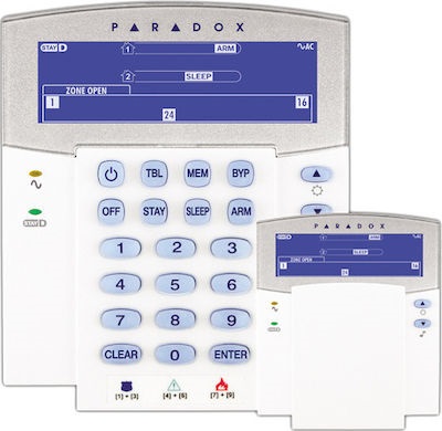 Πληκτρολόγιο Συναγερμού Paradox LCD 868MHz