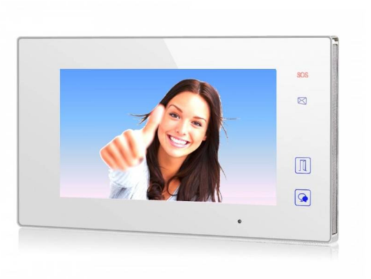 Έγχρωμο TFT monitor Θυροτηλεόρασης 7” με πλήκτρα αφής