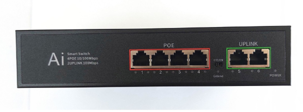 POE Switch(4+2 Built-in)